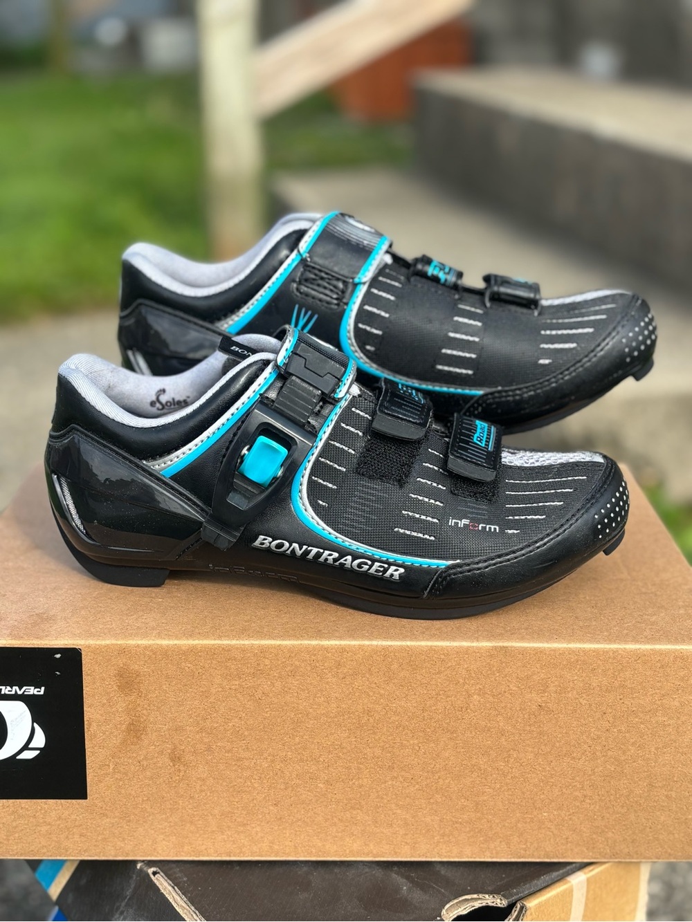 Bontrager RL Road WSD Cycling Shoes Women's 38 EU / 7 US Black Teal NEW NIB